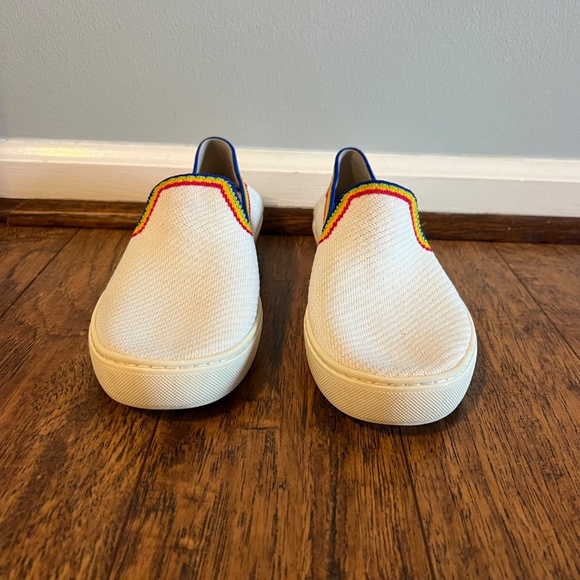 Rothy’s Women’s Rainbow Limited Edition The Slip On Sneakers - Picture 3 of 8
